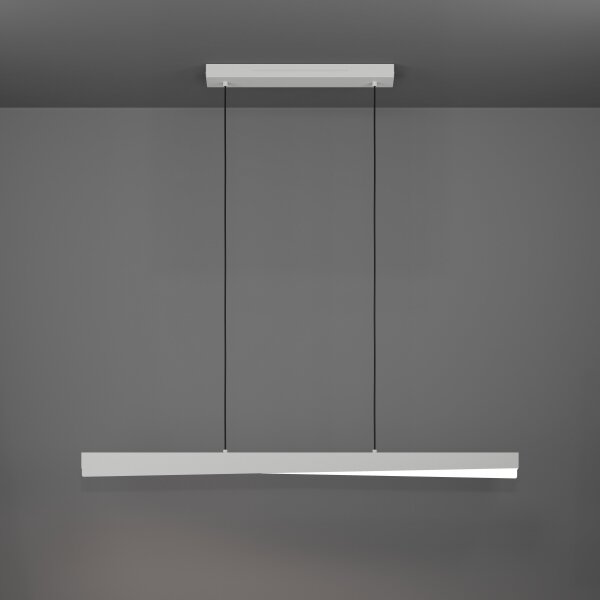 Eglo 901833 - Lampadario LED RGBW dimmerabile a sospensione con cavo BOLOGNANO-Z LED/19W/230V grigio