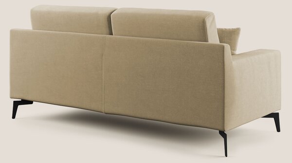 Prestige divano moderno in microfibra smacchiabile T11 beige