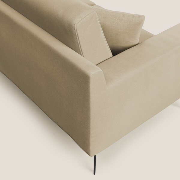 Prestige divano moderno in microfibra smacchiabile T11 beige