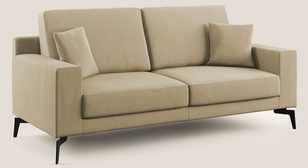 Prestige divano moderno in microfibra smacchiabile T11 beige