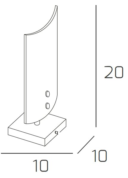 Abatjour Contemporaneo Shadow Metallo Bianco Vetro Foglia Oro 1 Luce G9