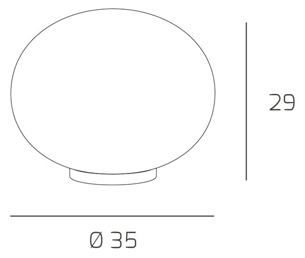 Lampada Da Scrivania Contemp Soft Metallo Cromo Vetro Acidato Opaco E27 35Cm