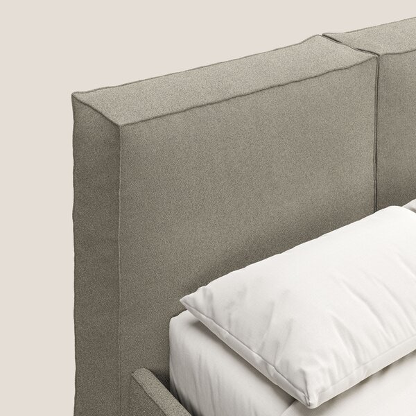Cocoon letto imbottito contenitore sfoderabile in bouclet impermeabile