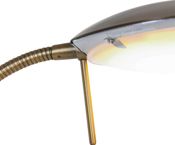 Steinhauer Lampada da tavolo a LED Mexlite, dimmerabile, Bronzo / Ottone antico, Soggiorno / Sala da pranzo, Metallo, Moderno, Lampada da tavolo LED