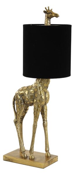 Lampada da tavolo in nero-bronzo (altezza 61 cm) Giraffe - Light & Living