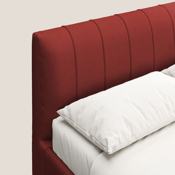 Bogart letto imbottito contenitore completamente sfoderabile in microf