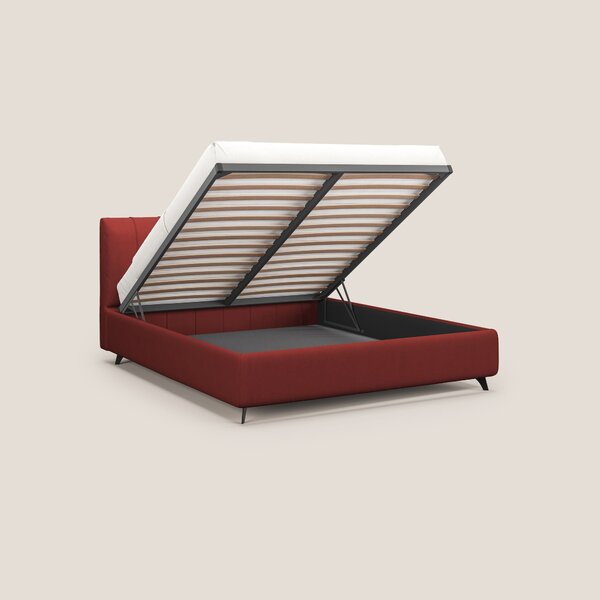 Bogart letto imbottito contenitore completamente sfoderabile in microf