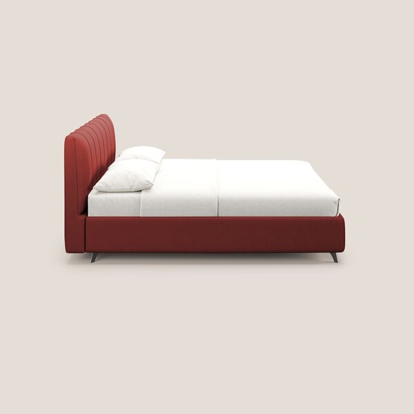 Bogart letto imbottito contenitore completamente sfoderabile in microf