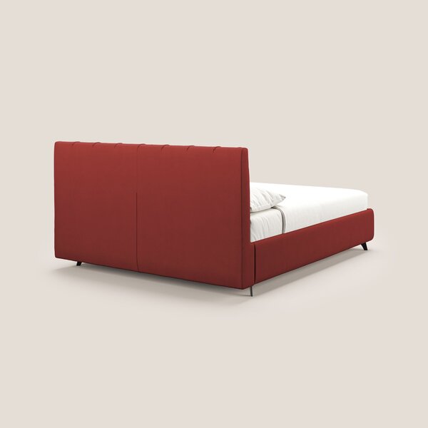 Bogart letto imbottito contenitore completamente sfoderabile in microf
