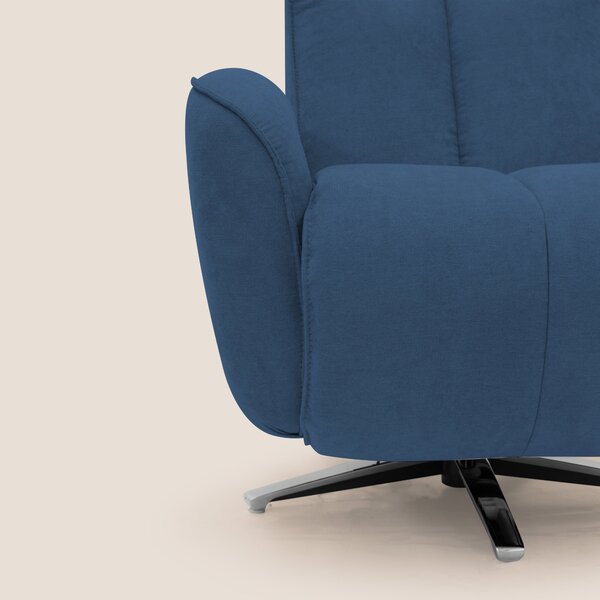 EVA Poltroncina RELAX in morbido tessuto impermeabile T02 blu