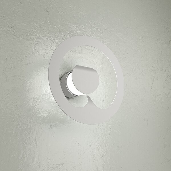 Applique Moderna Fuel Metallo Grigio 1 Luce Gx53