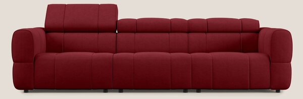 Giotto Divano modulare a 3 sedute con opzione relax elettrico in micro