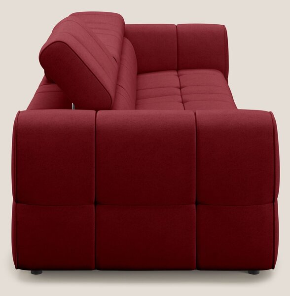 Giotto Divano modulare a 3 sedute con opzione relax elettrico in micro