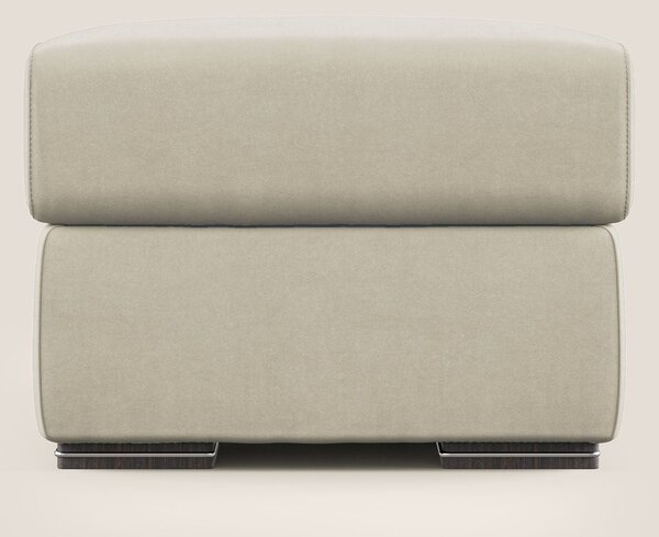 Sun pouf apribile contenitore in microfibra smacchiabile T11 panna