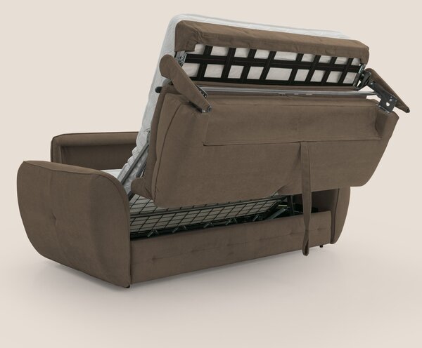 Zeus Divano letto scandinavo con schienale alto in tessuto impermeabil