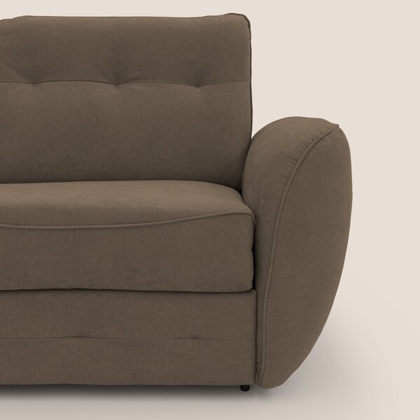 Zeus Divano letto scandinavo con schienale alto in tessuto impermeabil