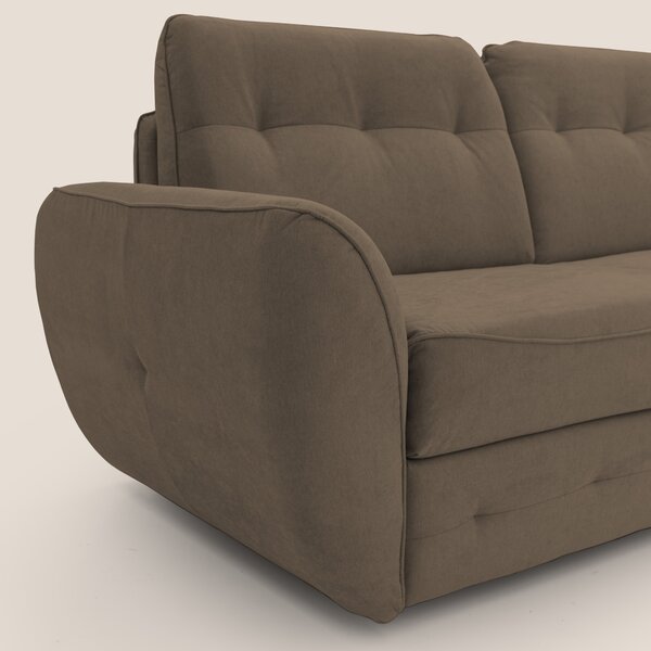 Zeus Divano letto scandinavo con schienale alto in tessuto impermeabil