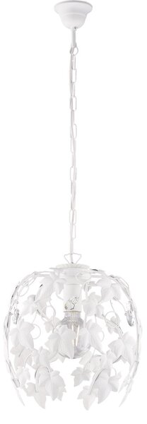 Lampadario Shabby Chic Edera 1 Luce Bianco BeLight