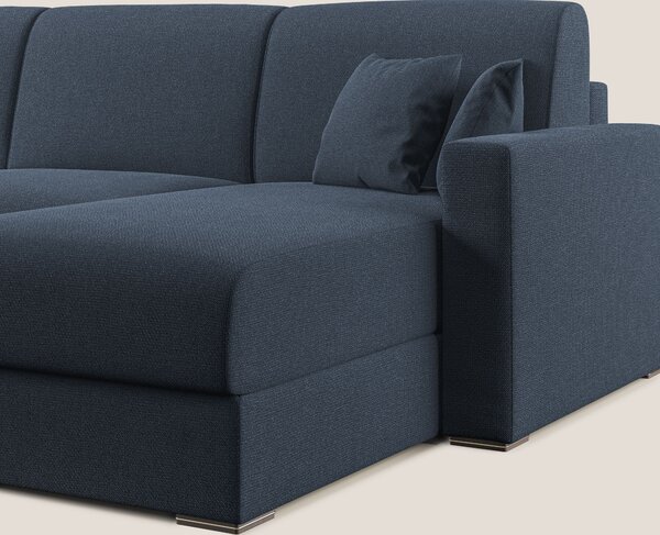 Best Divano letto angolare con penisola in tessuto smacchiabile QuickC