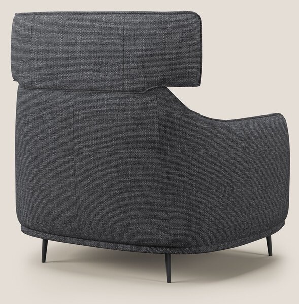 Zelda Poltroncina dal design moderno in morbido tessuto impermeabile T