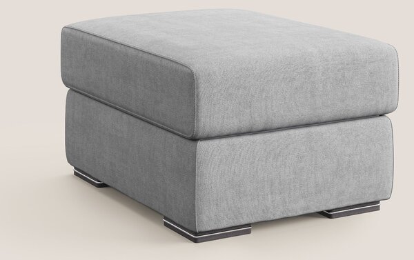 Sun pouf apribile contenitore in tessuto impermeabile T02 grigio chiar