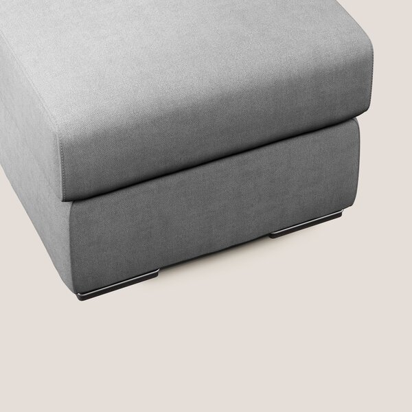 Sun pouf apribile contenitore in tessuto impermeabile T02 grigio chiar