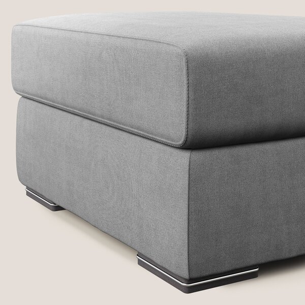 Sun pouf apribile contenitore in tessuto impermeabile T02 grigio chiar