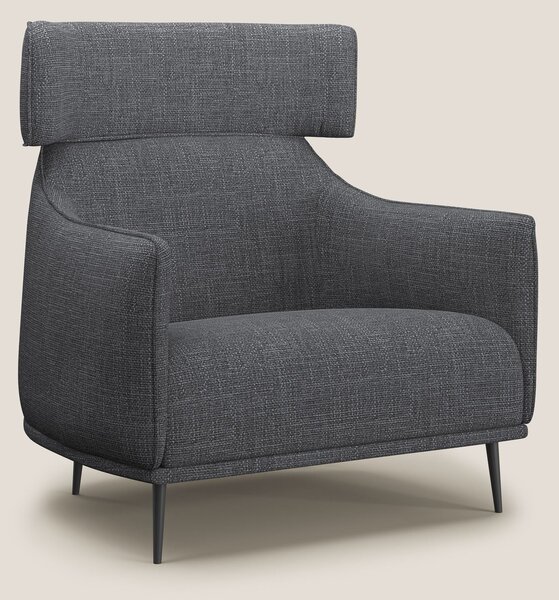 Zelda Poltroncina dal design moderno in morbido tessuto impermeabile T