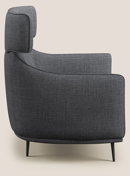 Zelda Poltroncina dal design moderno in morbido tessuto impermeabile T