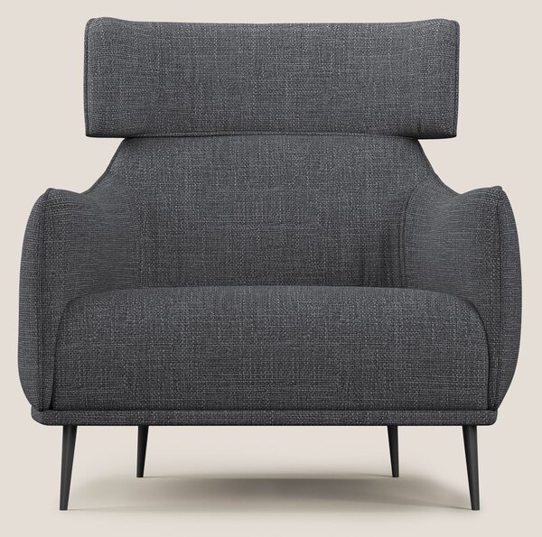 Zelda Poltroncina dal design moderno in morbido tessuto impermeabile T