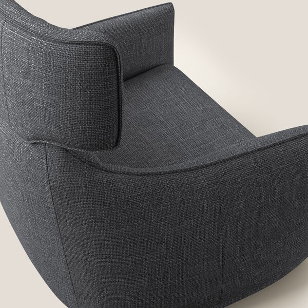 Zelda Poltroncina dal design moderno in morbido tessuto impermeabile T