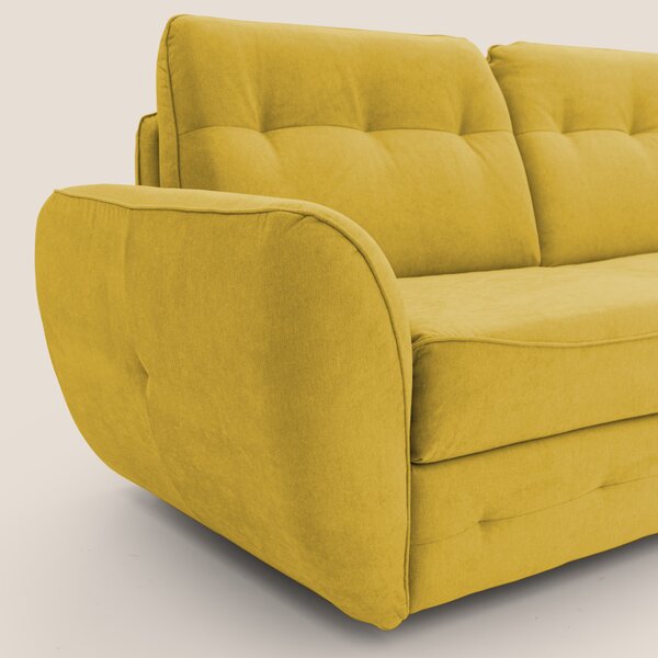 Zeus Divano letto scandinavo con materasso H18 in tessuto impermeabile