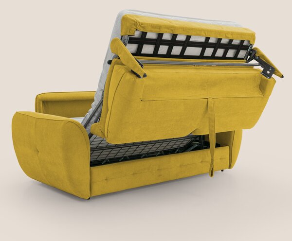 Zeus Divano letto scandinavo con materasso H18 in tessuto impermeabile