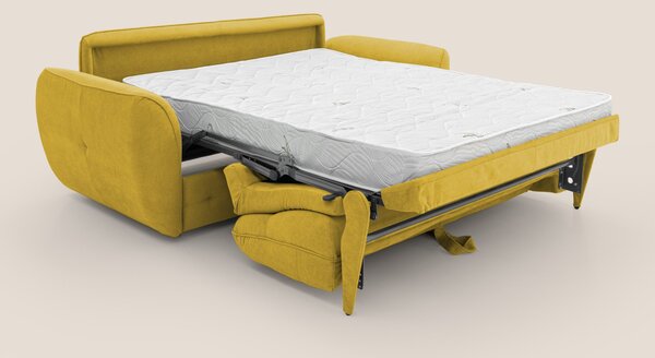 Zeus Divano letto scandinavo con materasso H18 in tessuto impermeabile