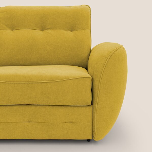Zeus Divano letto scandinavo con materasso H18 in tessuto impermeabile