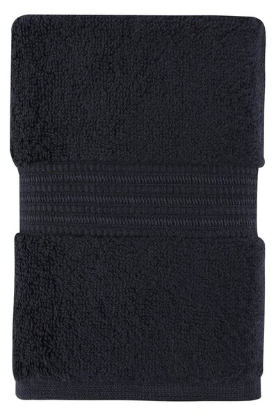 Asciugamano in cotone blu scuro 50x30 cm Chicago - Foutastic