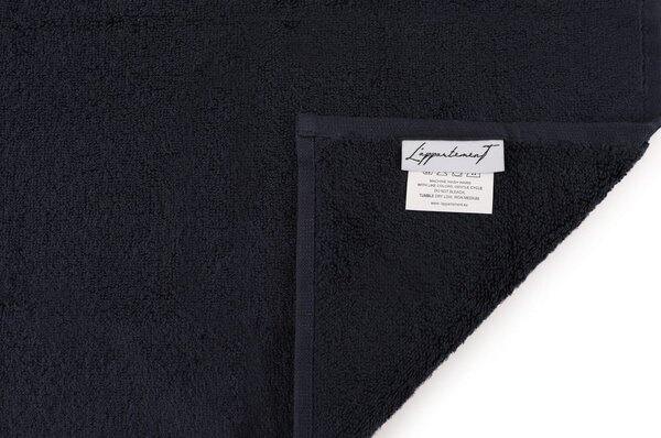 Asciugamano in cotone blu scuro 50x30 cm Chicago - Foutastic