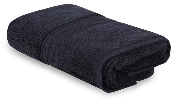 Asciugamano in cotone blu scuro 50x30 cm Chicago - Foutastic