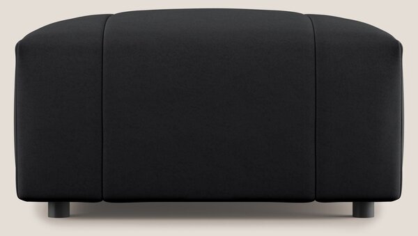 Giotto pouf in morbida microfibra effetto velluto impermeabile idrorep