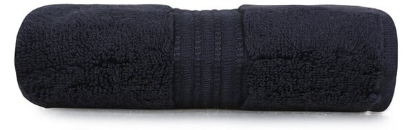 Asciugamano in cotone blu scuro 50x30 cm Chicago - Foutastic