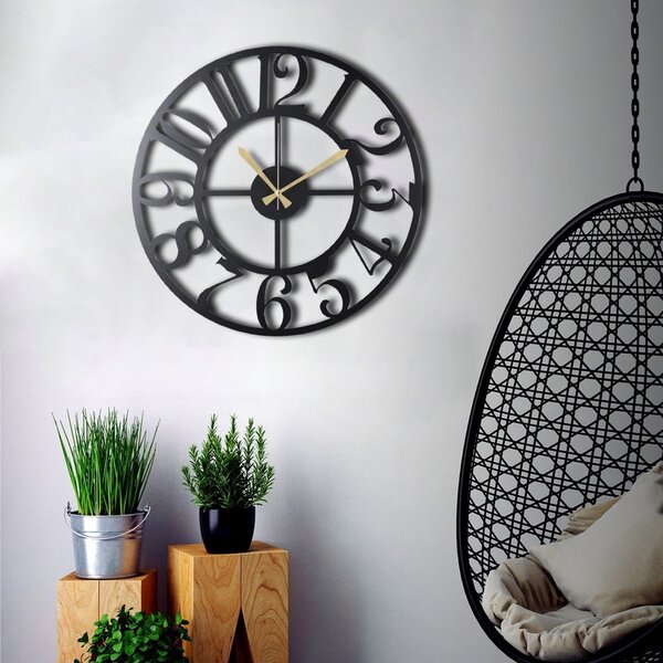 Orologio da parete in metallo The Old Times, ø 50 cm - Bystag