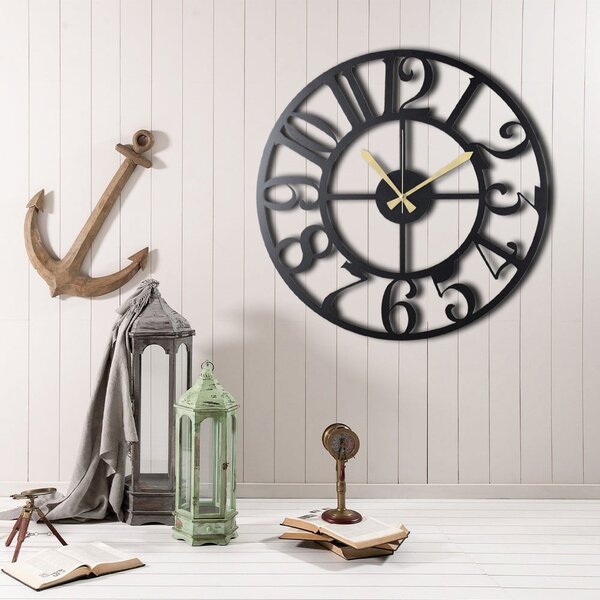 Orologio da parete in metallo The Old Times, ø 50 cm - Bystag