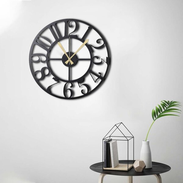Orologio da parete in metallo The Old Times, ø 50 cm - Bystag