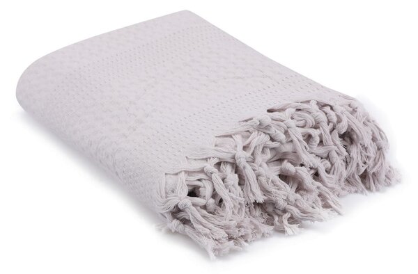 Copriletto beige in cotone 220x240 cm Pique – Mijolnir