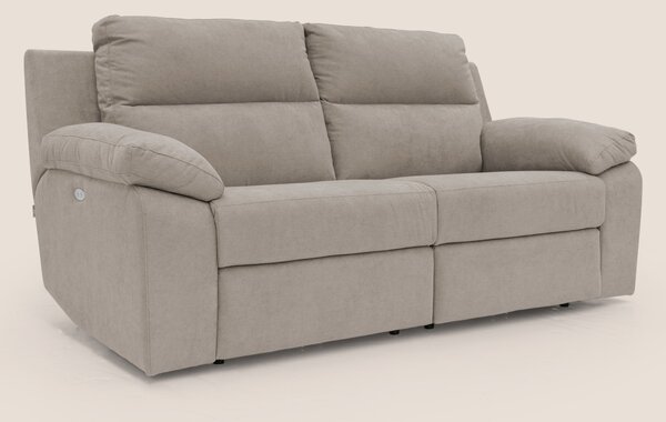 Romeo Divano relax con recliner elettrico in morbido tessuto impermeab