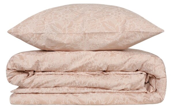 Biancheria da letto in cotone sateen crema per letto singolo, 140 x 200 cm Cream - Mijolnir