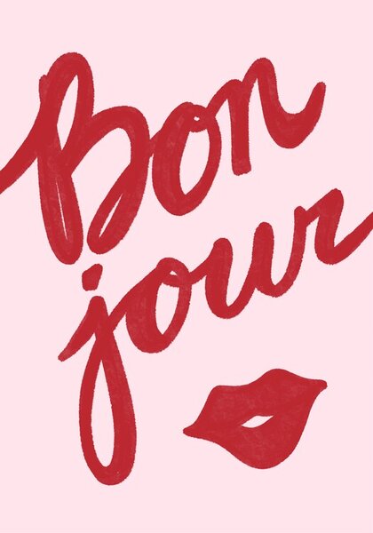 Illustrazione Bonjour Lip, Athene Fritsch