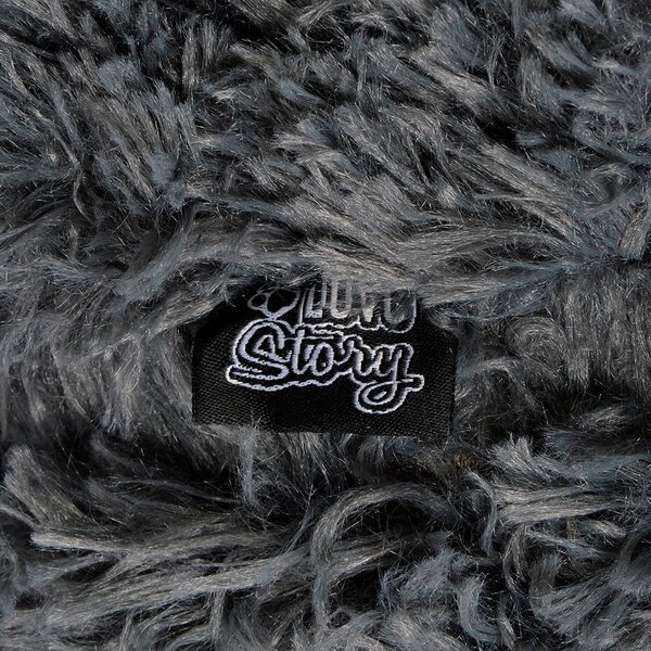 Letto per cani grigio scuro ø 75 cm - Love Story