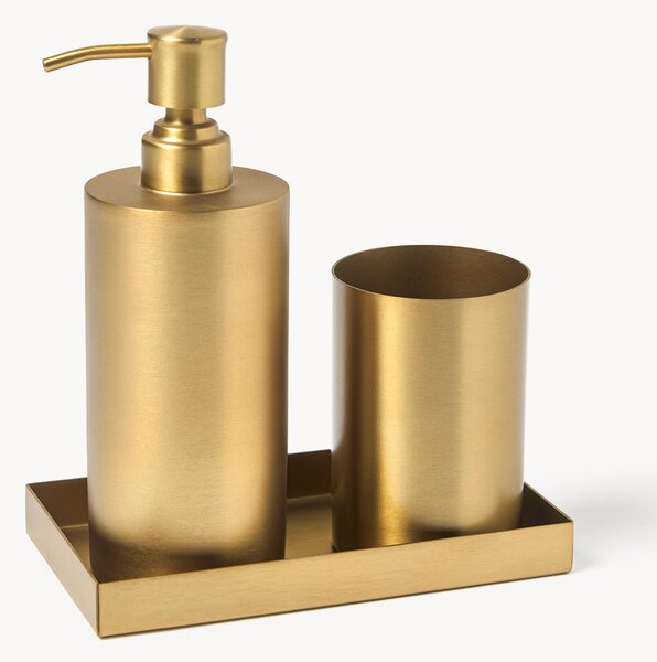 Set di 3 accessori da bagno in metallo Halston