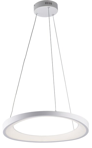 Sospensione Moderna Circolare Anna Led Integrato In Alluminio Bianco